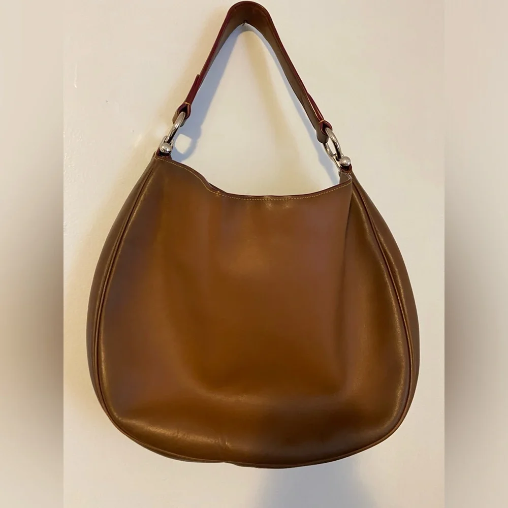 Coach Nomad hobo bag brown leather - Picture 5 of 11
